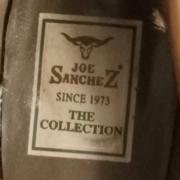 Joe Sanchez Vintage Brown Leather Chunky Block Heel shoes cottagecore boho sz 40 - Picture 7 of 10